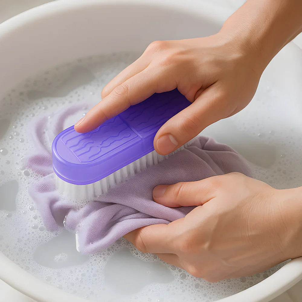 Fabric Scrubbing Laundry Brush - Industrial & Scientific