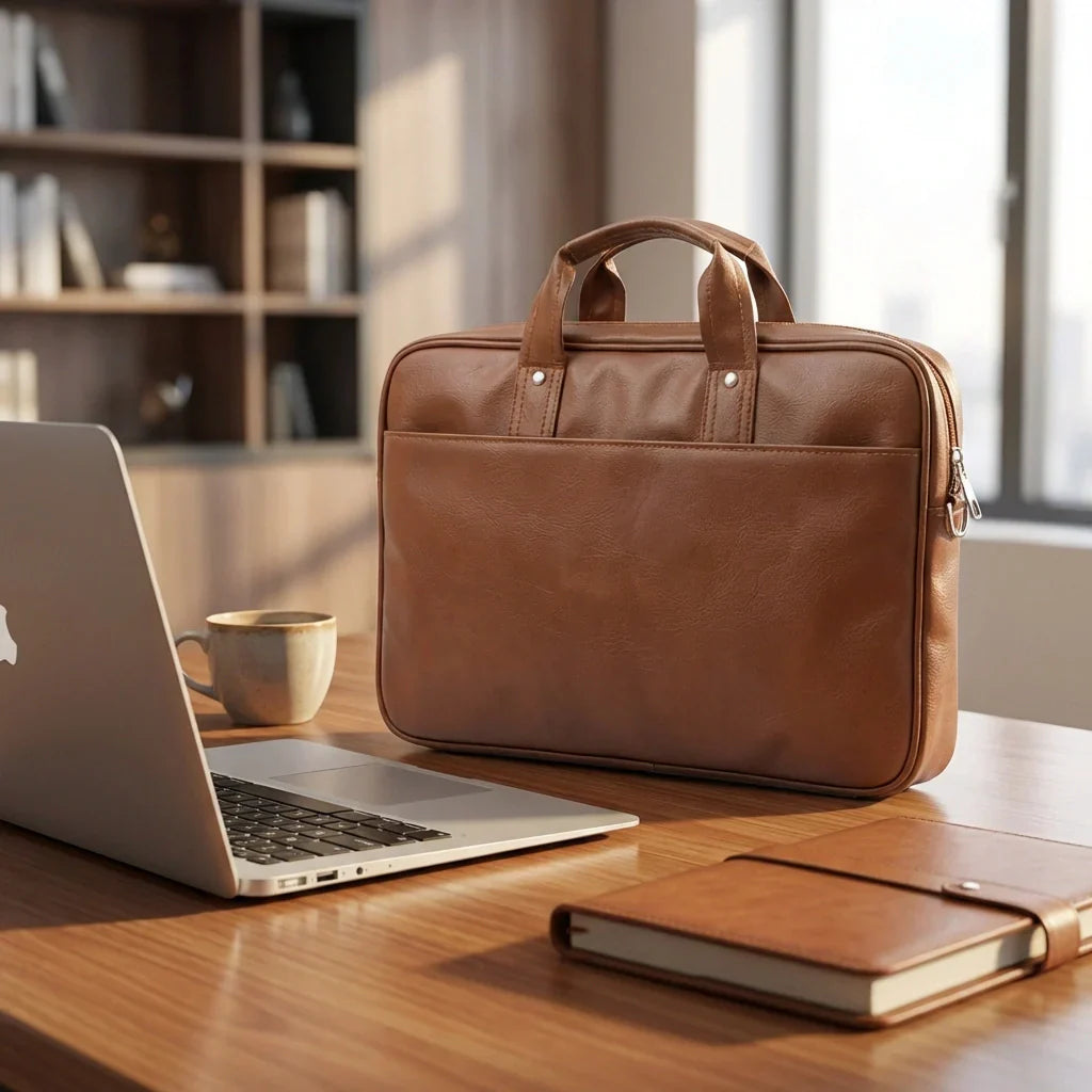 Best faux leather laptop bag - messenger bags | 2026 | fast shipping