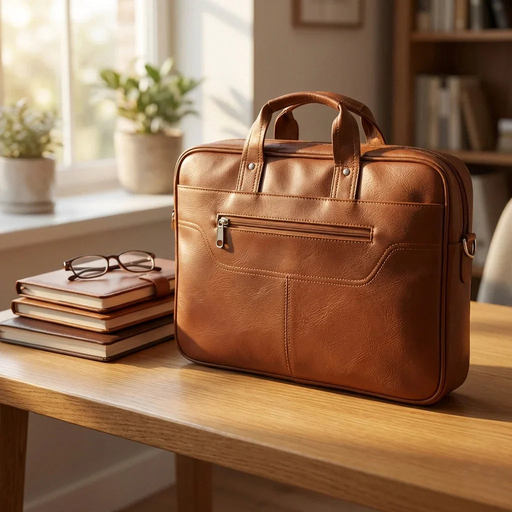 Best faux leather laptop bag - messenger bags | 2026 | fast shipping