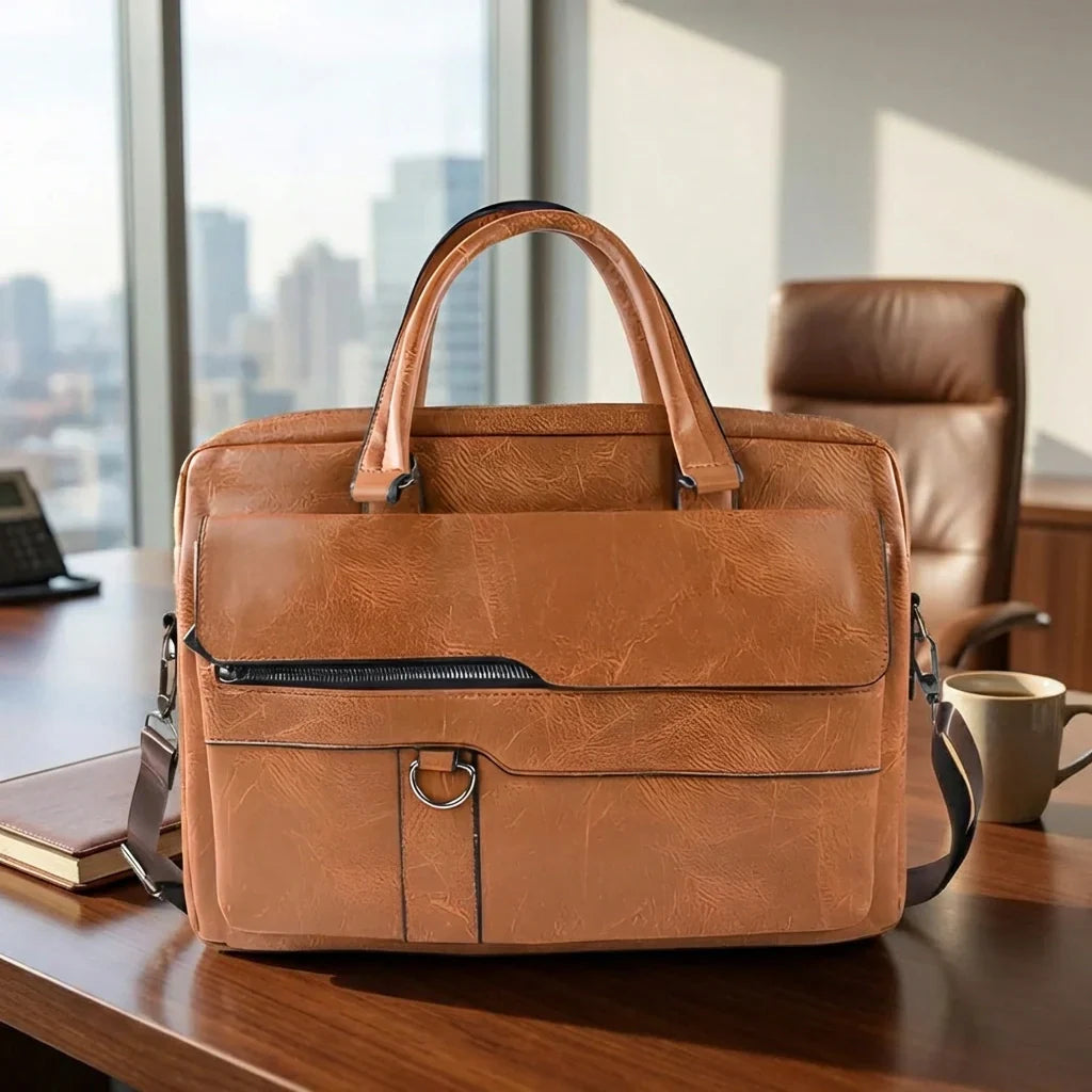 Best faux leather messenger briefcase - luggage & bags | 2026 | fast shipping