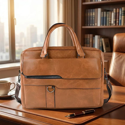 Best faux leather messenger briefcase - luggage & bags | 2026 | fast shipping