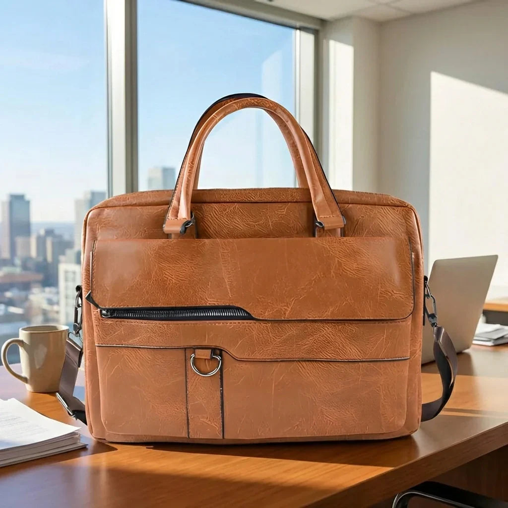 Best faux leather messenger briefcase - luggage & bags | 2026 | fast shipping