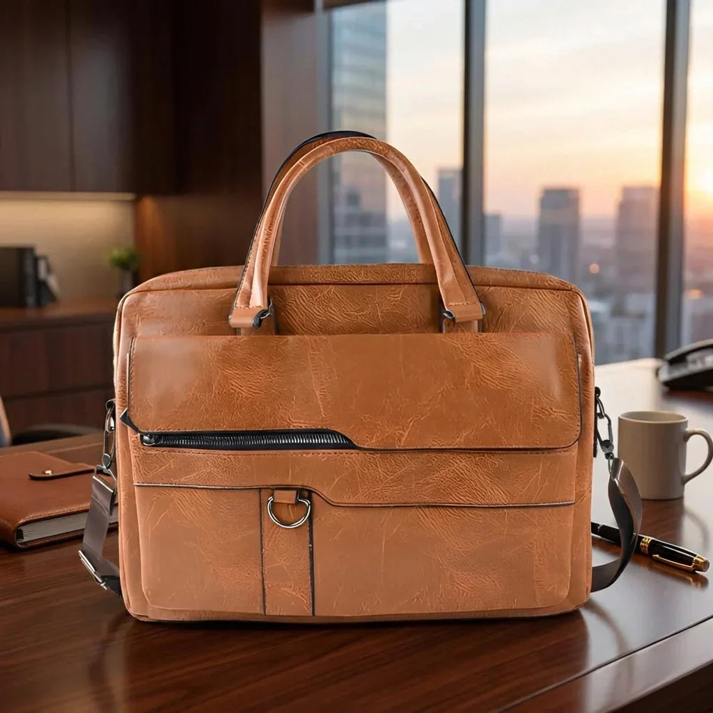 Best faux leather messenger briefcase - luggage & bags | 2026 | fast shipping
