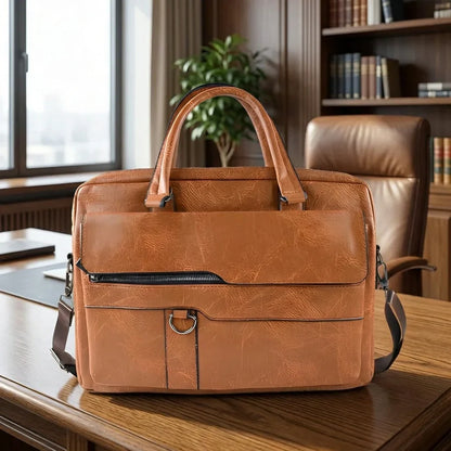 Best faux leather messenger briefcase - luggage & bags | 2026 | fast shipping