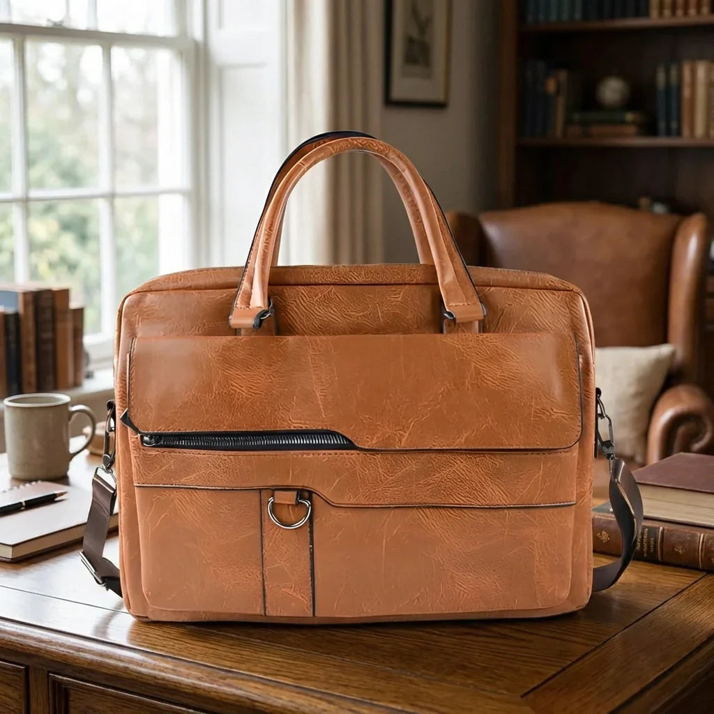 Best faux leather messenger briefcase - luggage & bags | 2026 | fast shipping