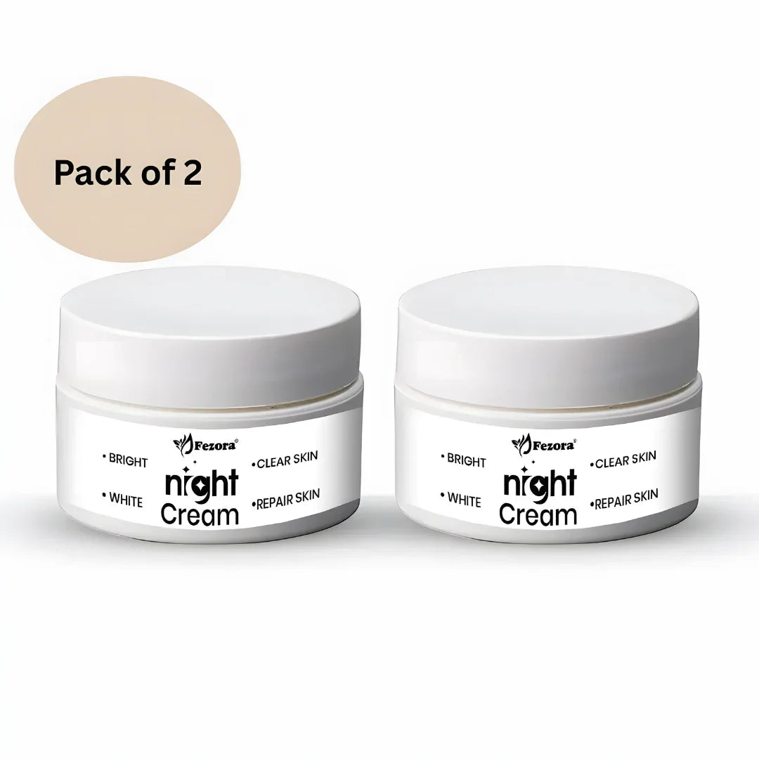 Fezora Brightening Night Comfort Cream 50 gm (Pack of 2)