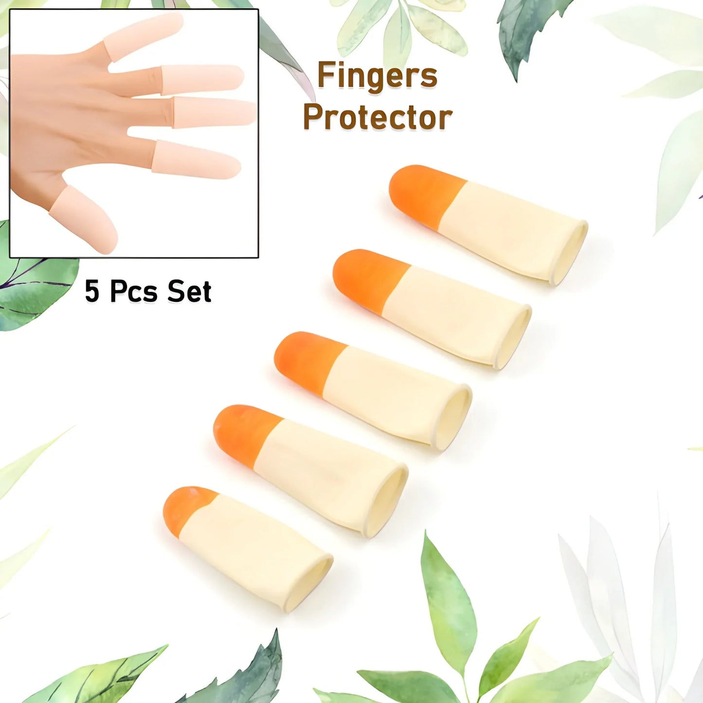 Finger Caps Silicone Protectors Sleeves - Health & Personal Care