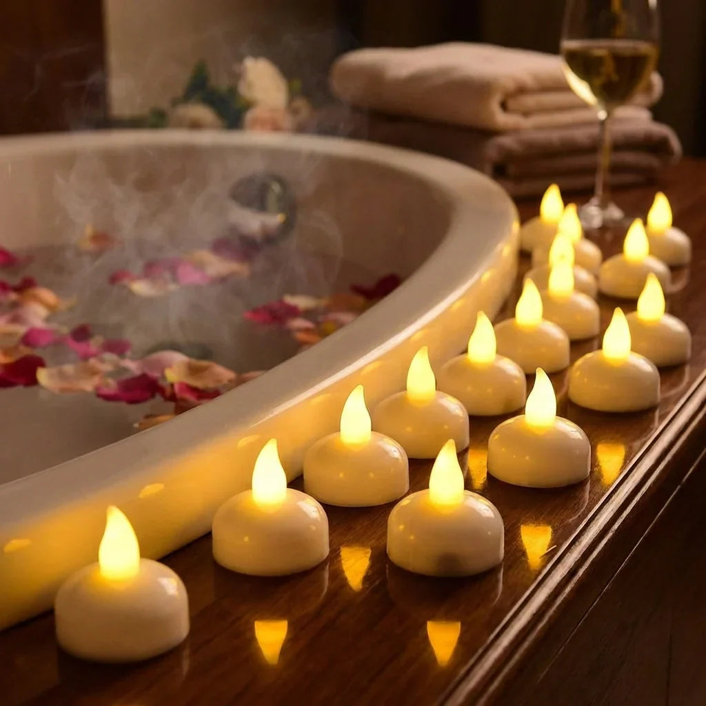 Best flameless floating tea lights (24 pc) - candles | 2026 | fast shipping