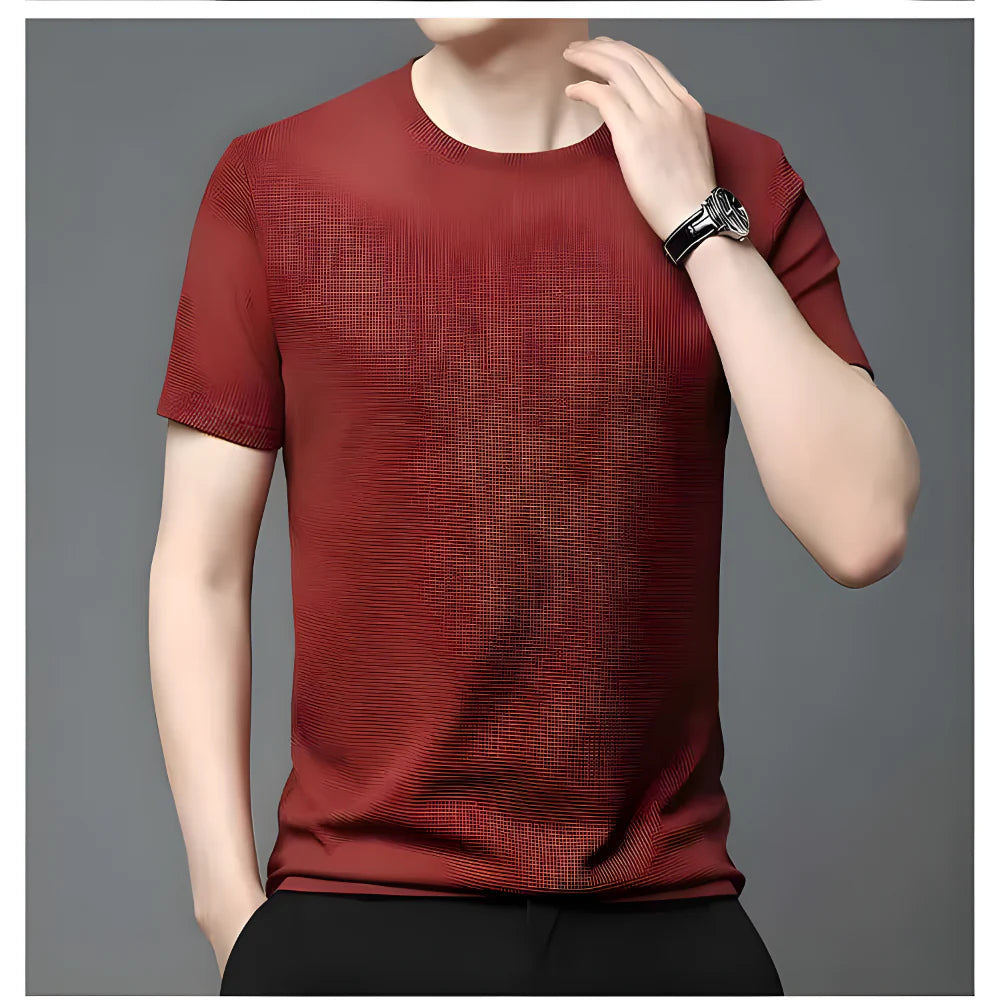 FlexFit Maroon T Shirt clothing