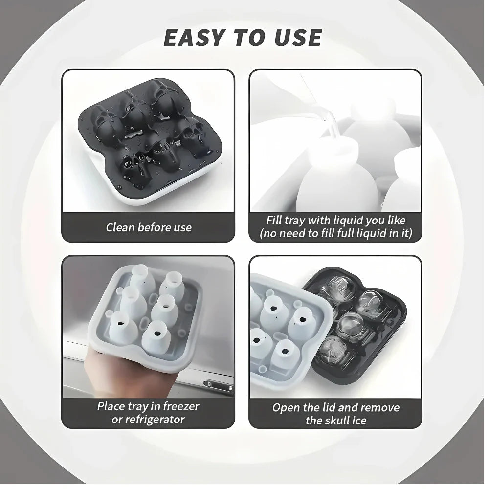 Flexible Silicone Ice Mold