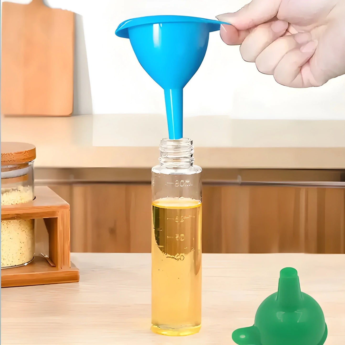 Flexible Silicone Kitchen Funnel - Home &
