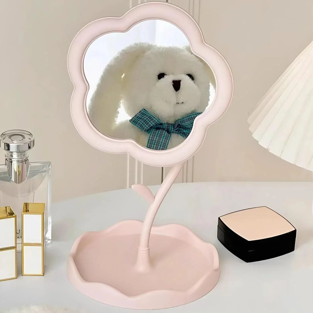 Floral Vanity Makeup Mirror
