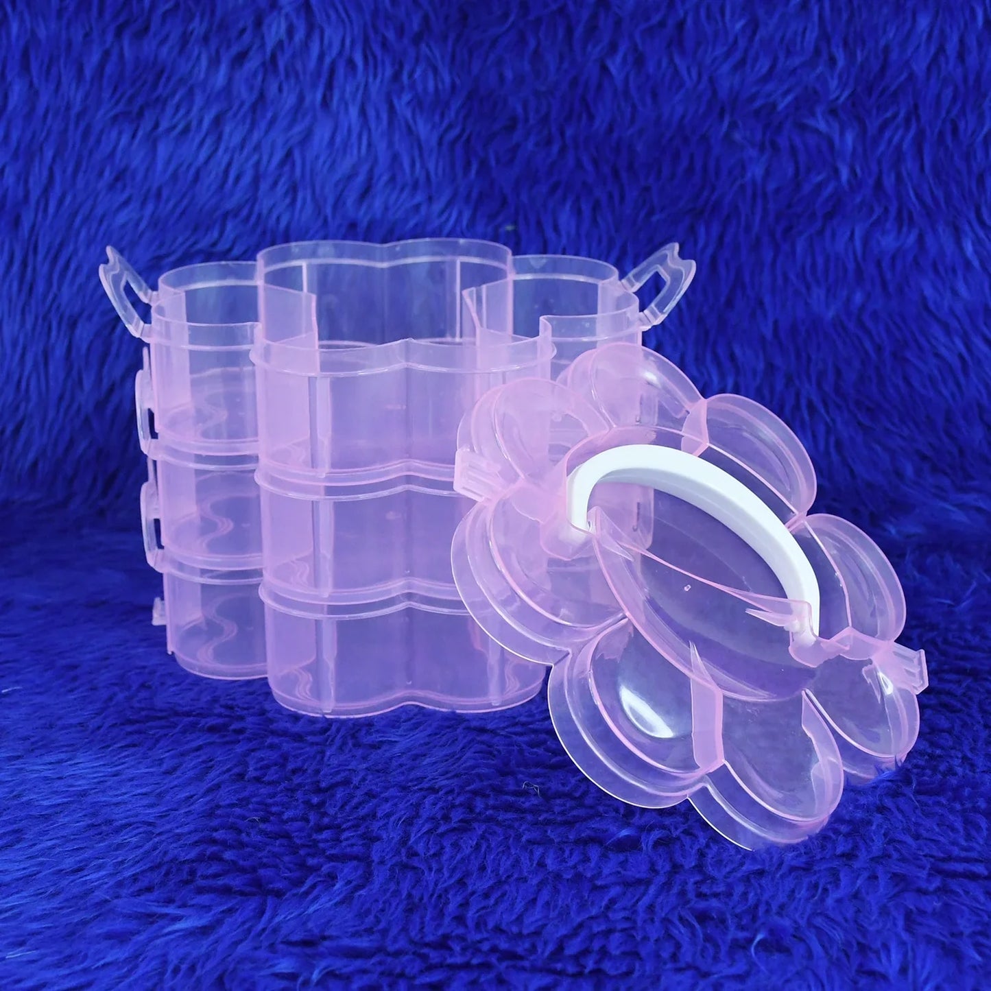 Best flower-shaped 3-layer organizer box - household storage containers | 2025 | fast shipping