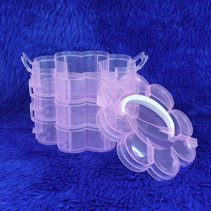 Best flower-shaped 3-layer organizer box - household storage containers | 2025 | fast shipping