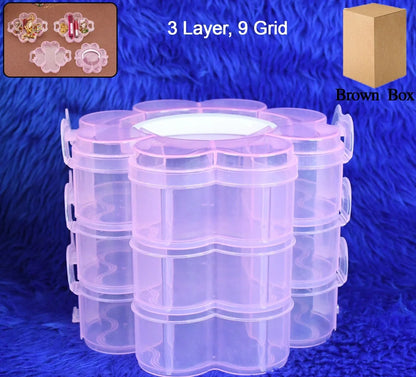 Best flower-shaped 3-layer organizer box - household storage containers | 2025 | fast shipping