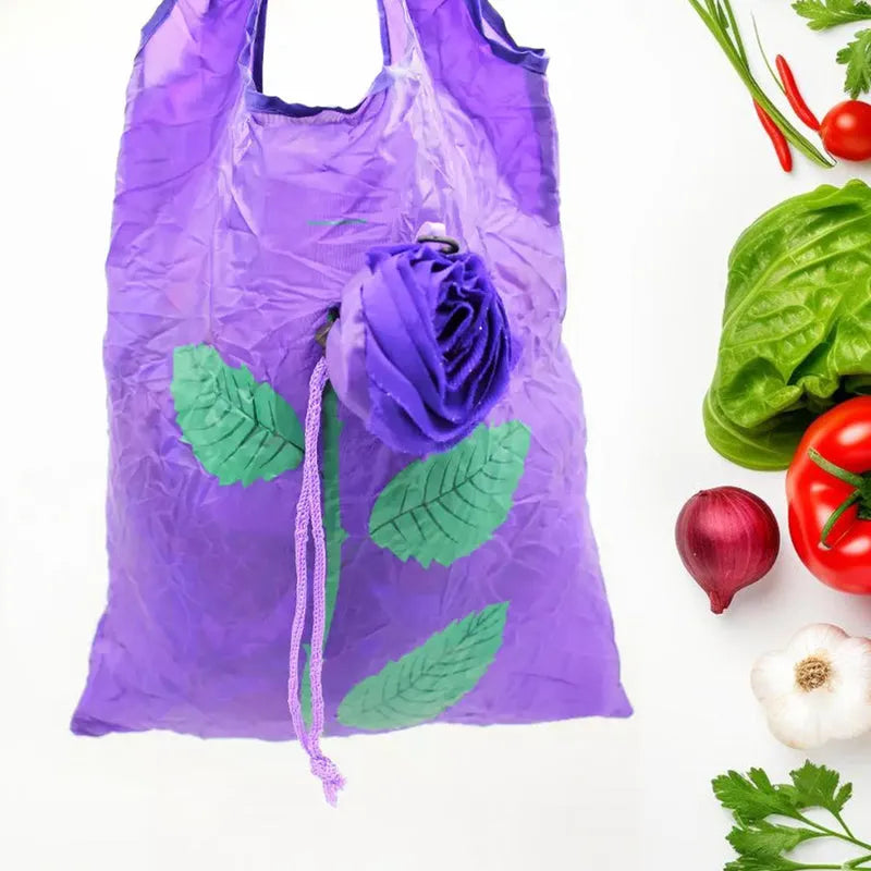 Foldable Bag Cute Rose Shape (1pc) - Home Improvement