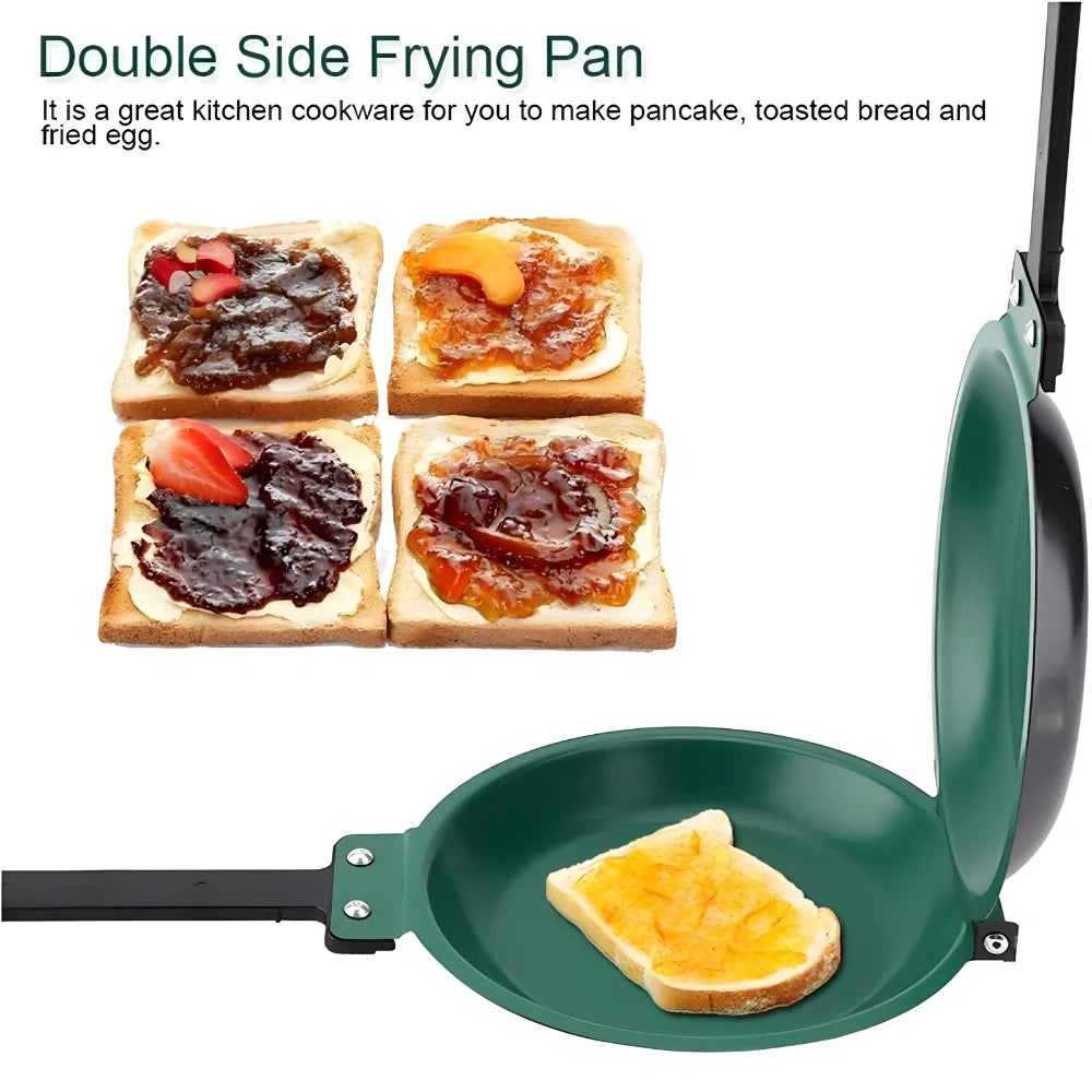 Foldable Double Sided Nonstick Pan