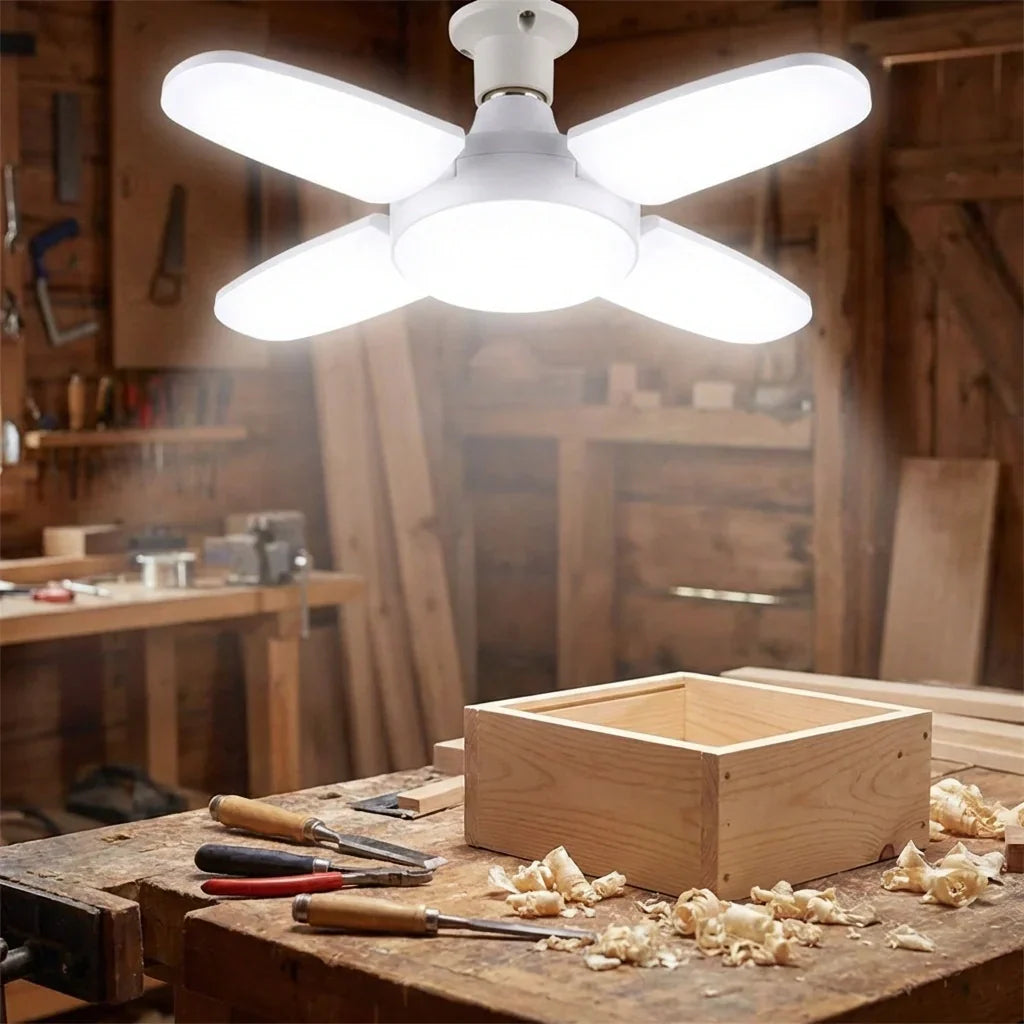 Best foldable fan blade led bulb – 28w - light bulbs | 2026 | fast shipping