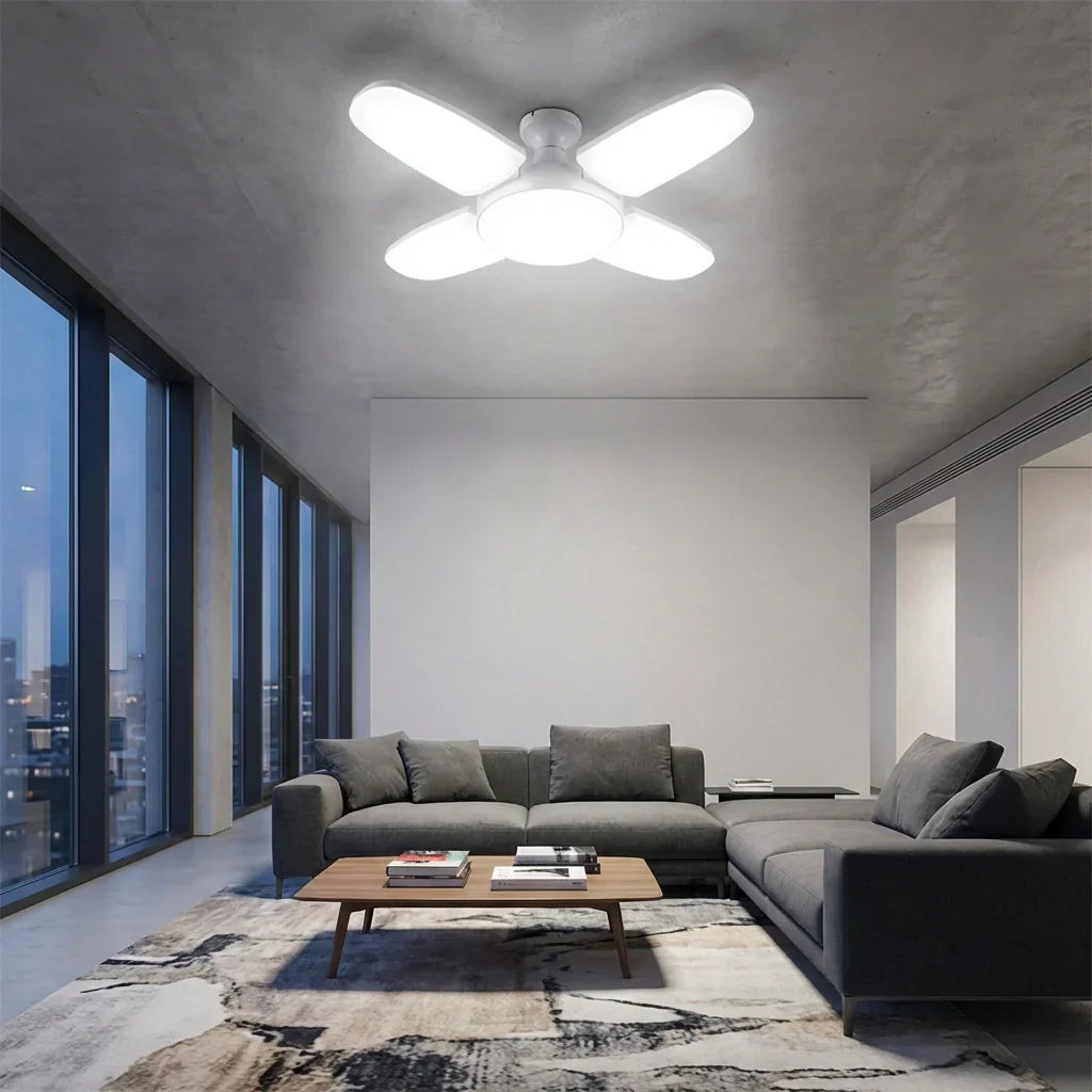 Best foldable fan blade led bulb – 28w - light bulbs | 2026 | fast shipping