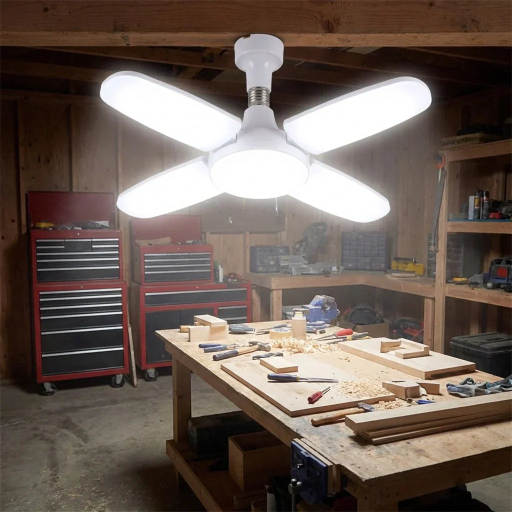 Best foldable fan blade led bulb – 28w - light bulbs | 2026 | fast shipping