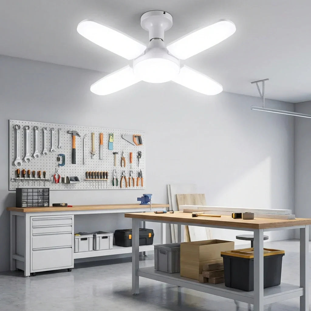 Best foldable fan blade led bulb – 28w - light bulbs | 2026 | fast shipping