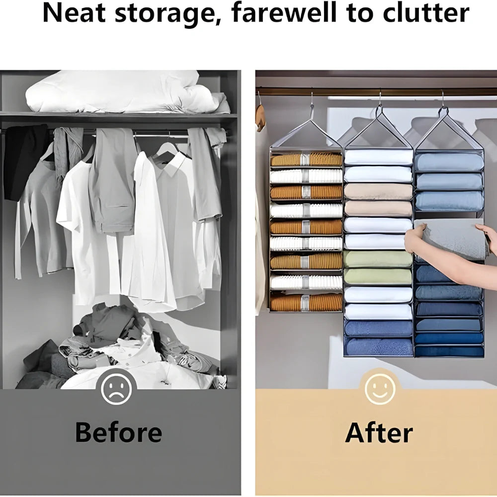 Foldable Hanging Closet Organizer