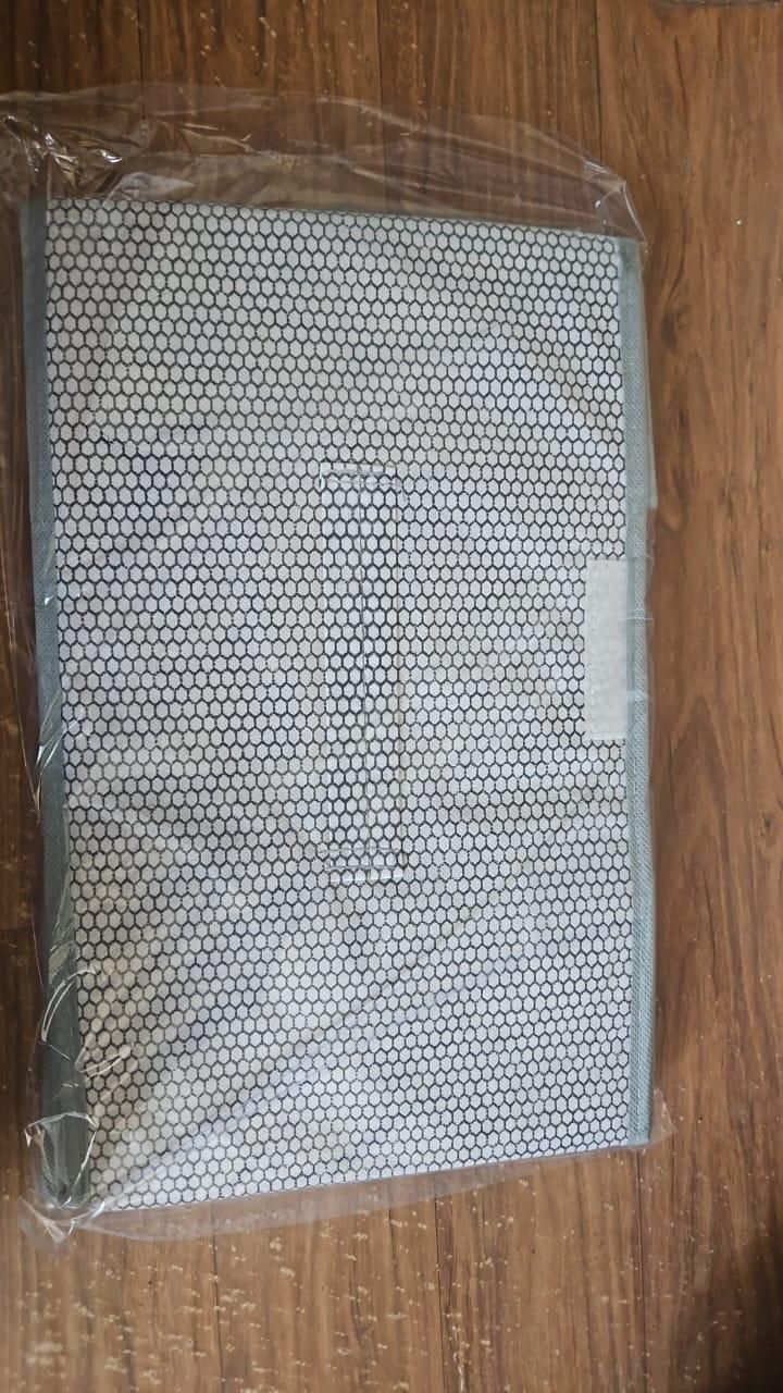 Foldable Non Woven Big and Small Storage Basket Bins Wardrobe Closet Organizer (Pack of 2)