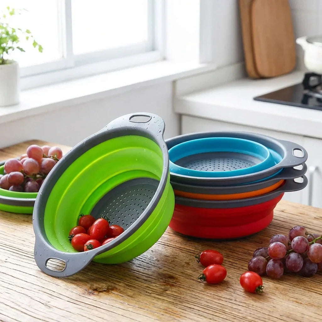 Best foldable round silicone strainer - strainers | 2026 | fast shipping