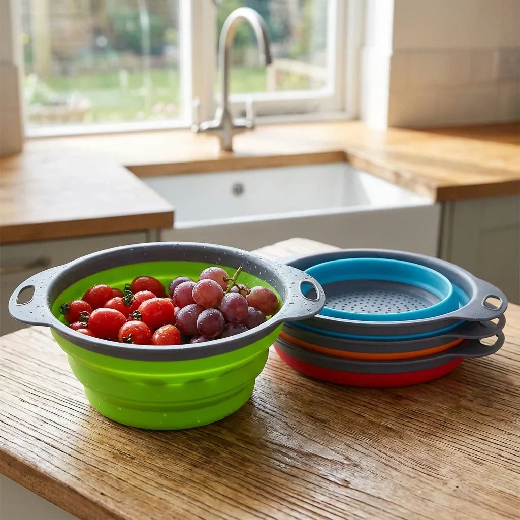 Best foldable round silicone strainer - strainers | 2026 | fast shipping