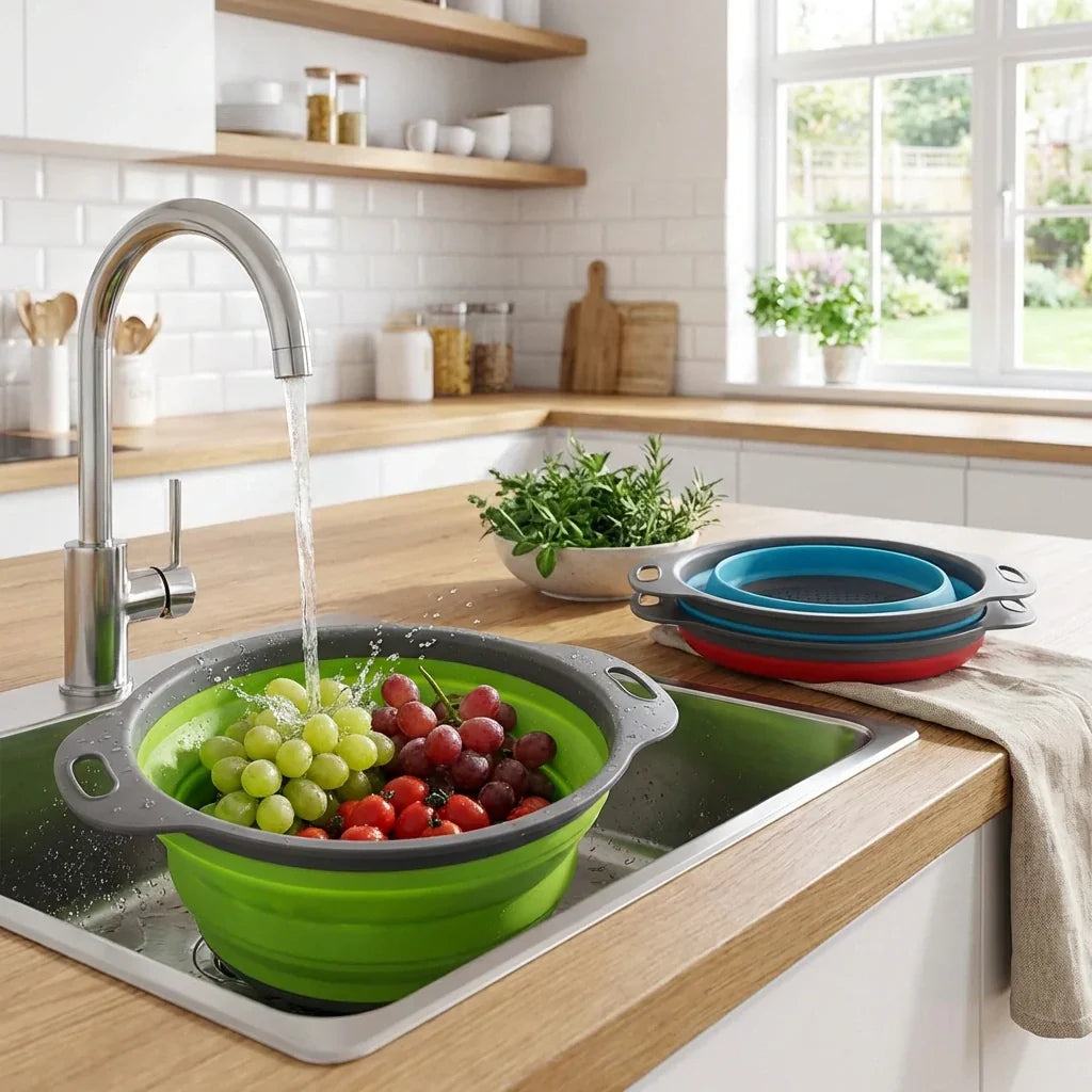 Best foldable round silicone strainer - strainers | 2026 | fast shipping