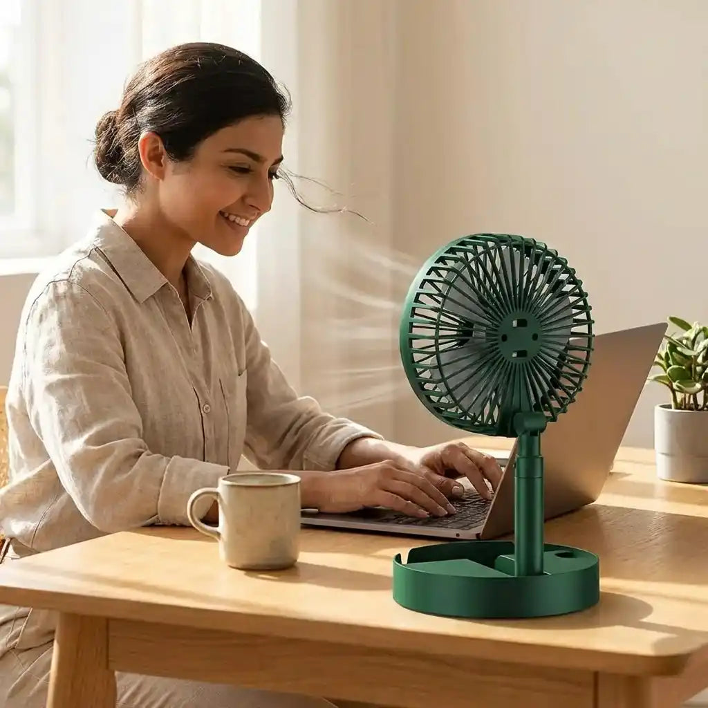 Best foldable telescopic fan - desk & pedestal fans | 2026 | fast shipping