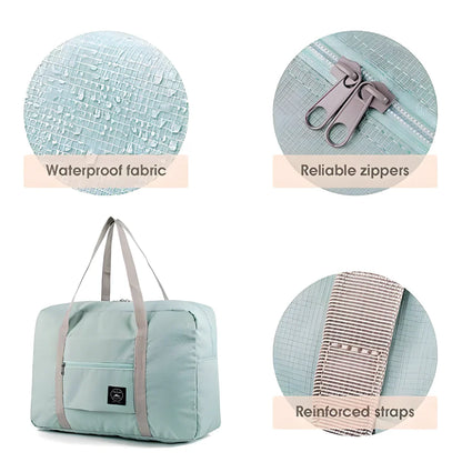 Foldable Travel Bag Tote Lightweight Waterproof Duffel Bag