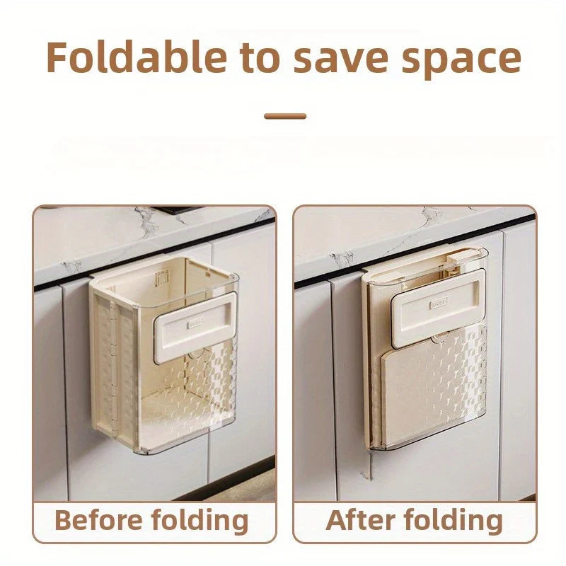 Foldable Wall Mounted Trash Can Kitchenware
