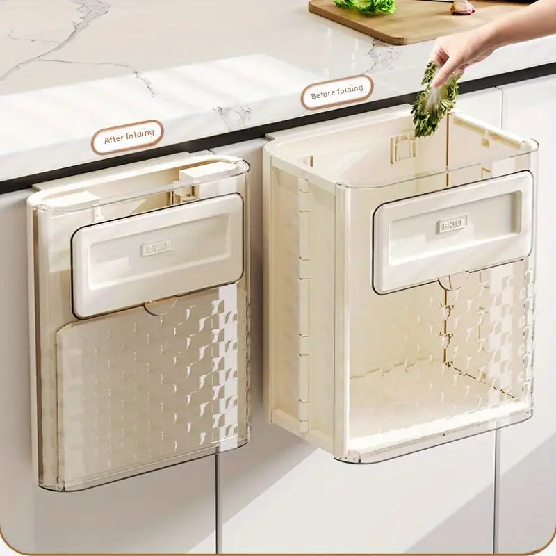 Foldable Wall Mounted Trash Can Kitchenware