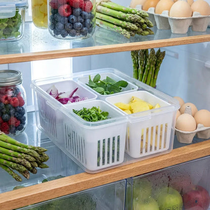 Best fridge storage boxes (1 pc) - food containers | 2026 | fast shipping