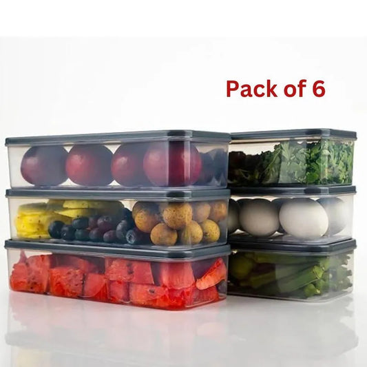 Fridge Storage Boxes (Pack of 6) Home & Kitchen
