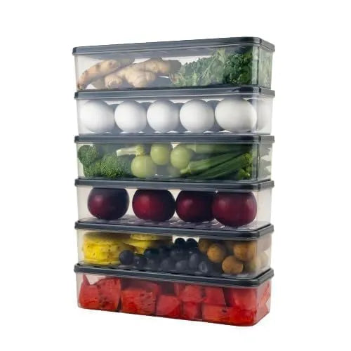 Fridge Storage Boxes (Pack of 6) Home & Kitchen