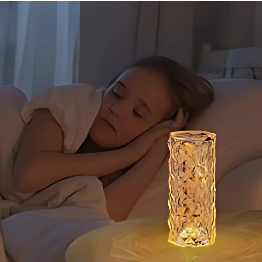 16 Color Changing Rose Crystal Diamond Table Lamp