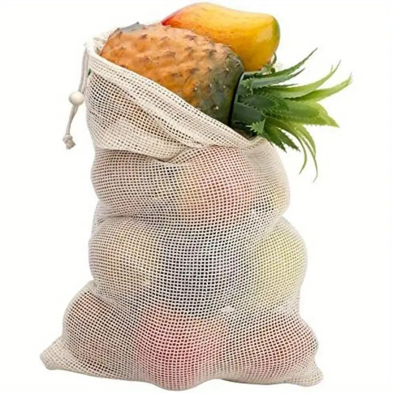 Fruit Bags For Vegetables And Fruits Reusable (Pack of 6) Home Accessories