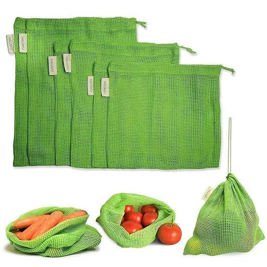 Fruit Bags For Vegetables And Fruits Reusable (Pack of 6) Home Accessories