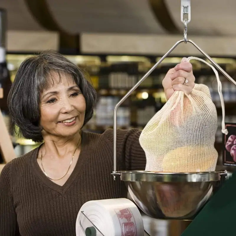 Fruit Bags For Vegetables And Fruits Reusable (Pack of 6) Home Accessories