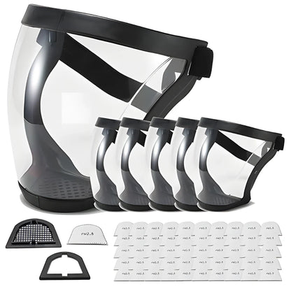 Full Face Anti Fog Transparent Face Mask