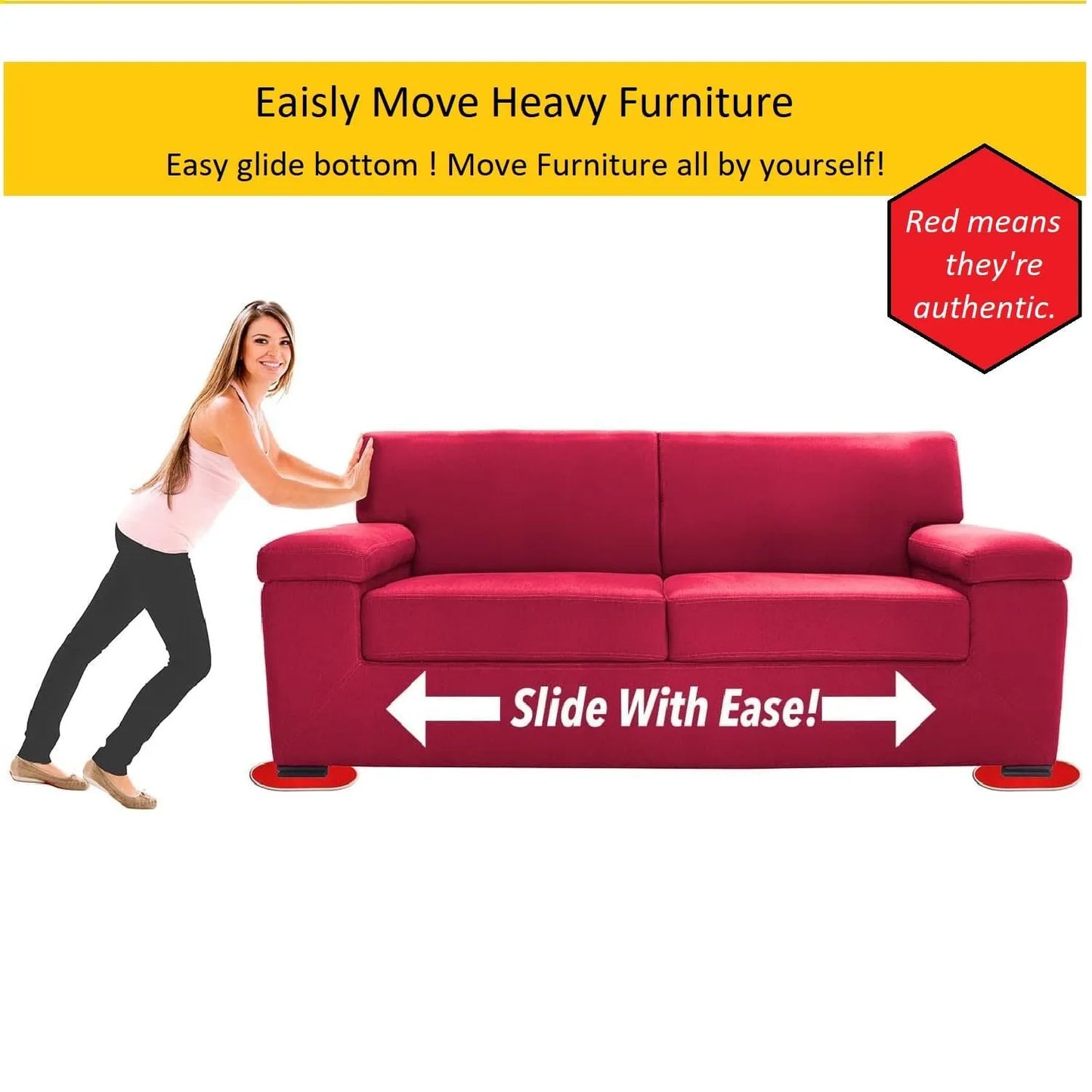 Furniture Sliders – Pack of 4