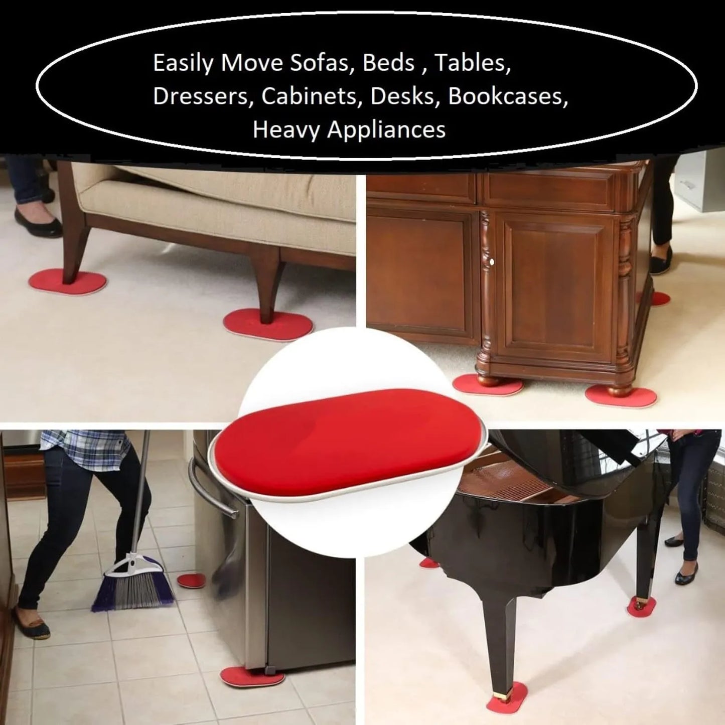 Furniture Slider for carpet (4 Pic) Home Improvement