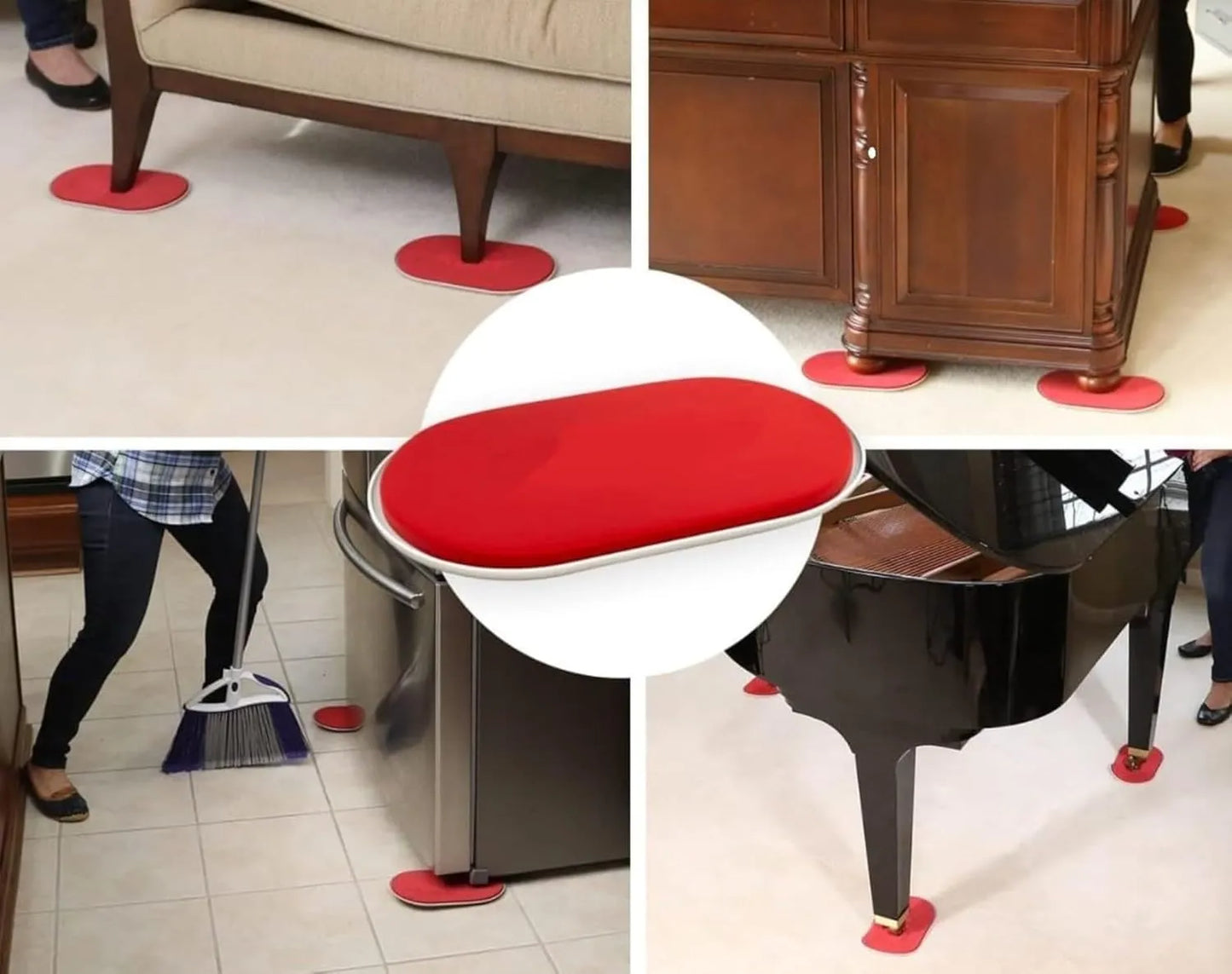 Furniture Sliders – Pack of 4