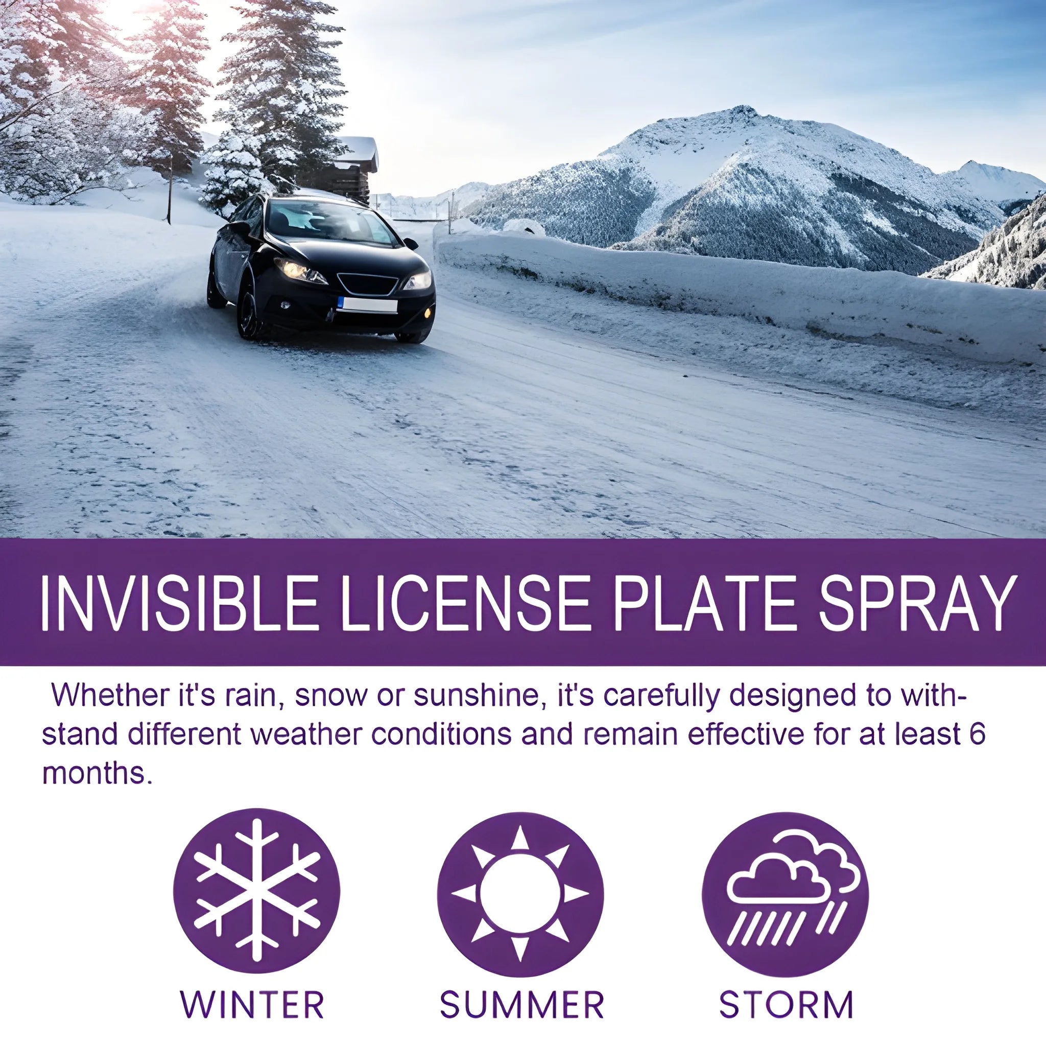 Stealth License Plate Spray