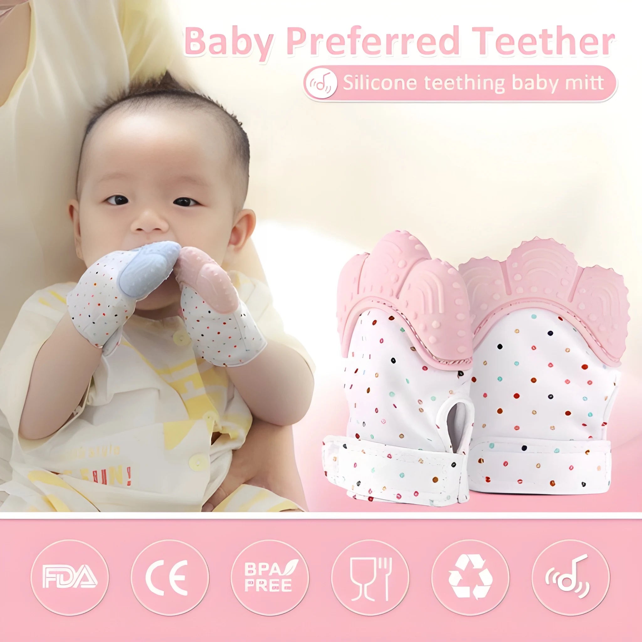 Self Soothing Teether Glove