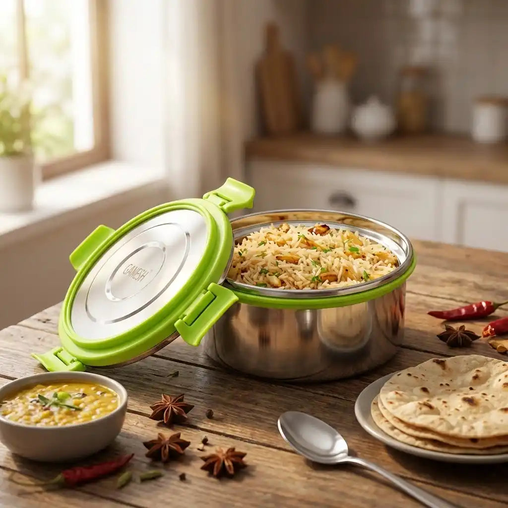 Best ganesh solo round lunch box - food storage containers | 2026 | fast shipping
