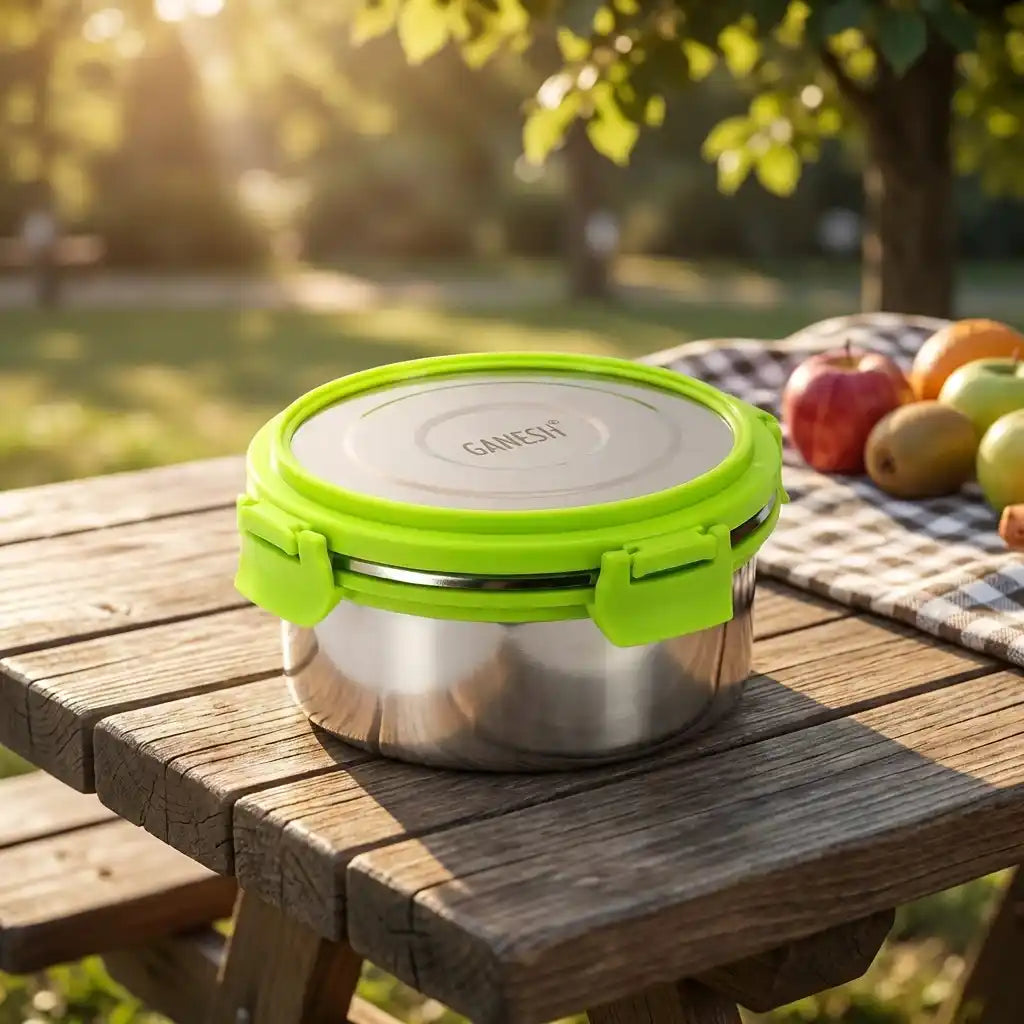 Best ganesh solo round lunch box - food storage containers | 2026 | fast shipping