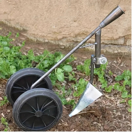 Garden Tool Supporter with Double Wheels